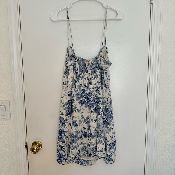 Reformation Marin Floral Minidress in Pompadour Size 12 - Picture 9 of 12